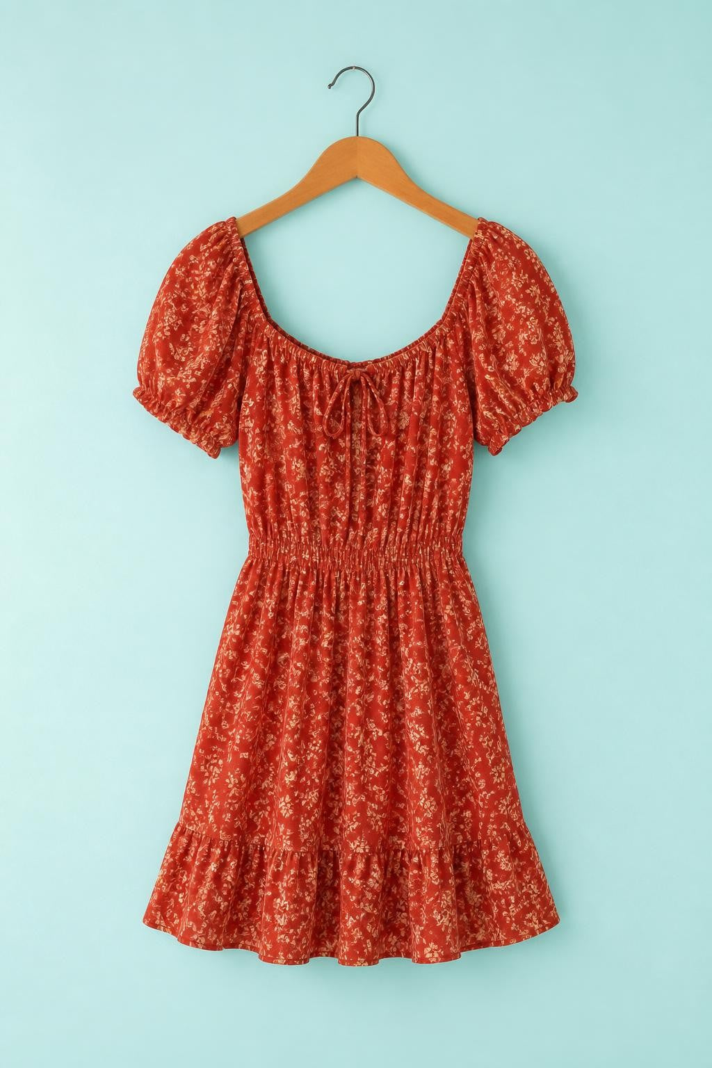Vestido boho estampado