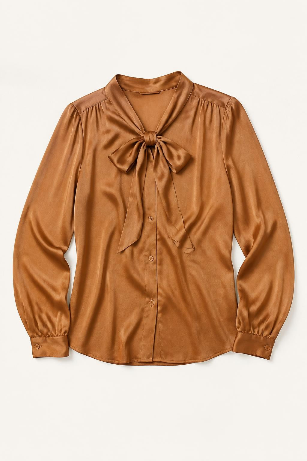 Top tejido crema