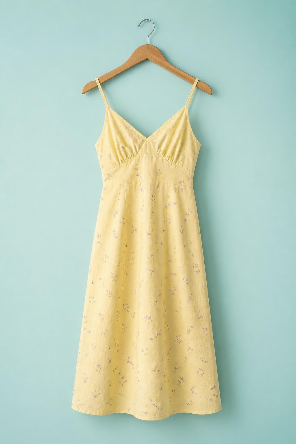 Vestido midi floral vintage