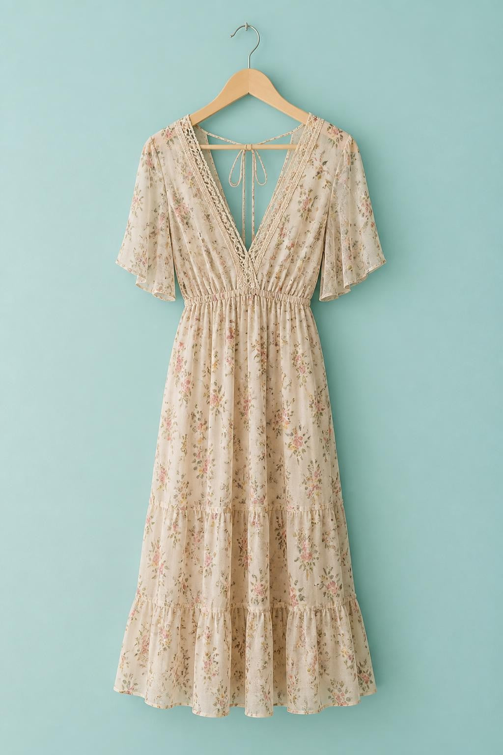 Vestido camisero azul