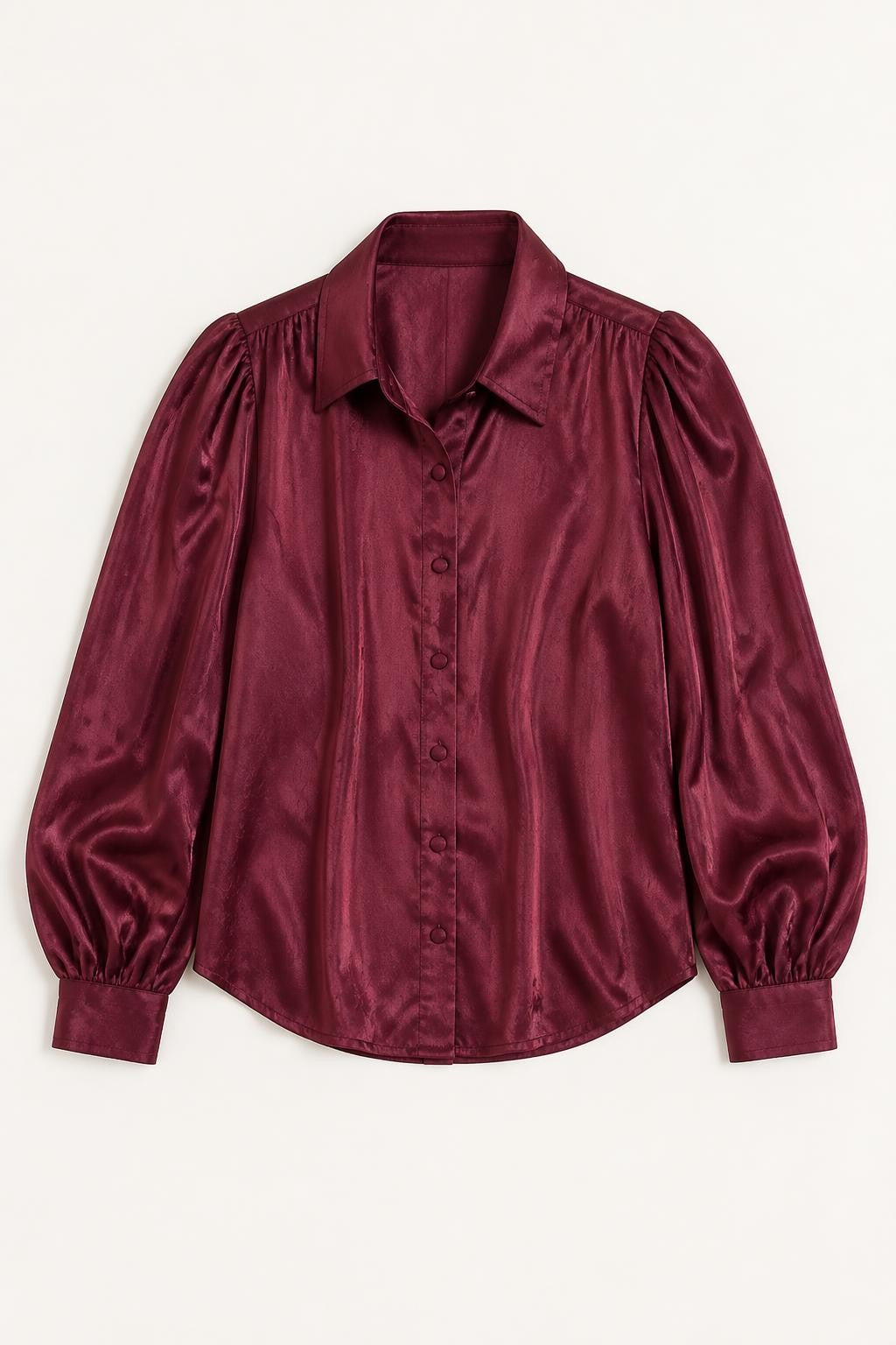 Blusa satinada rosa