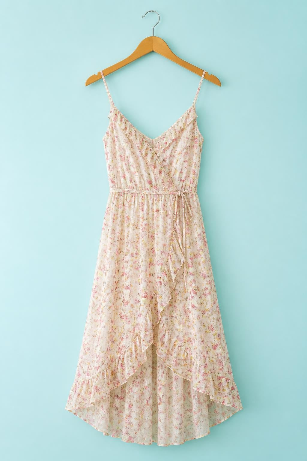 Vestido de lino verde